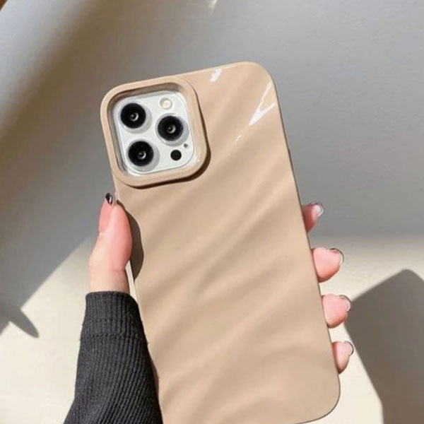 iPhone Brown Wave Mobile Cover