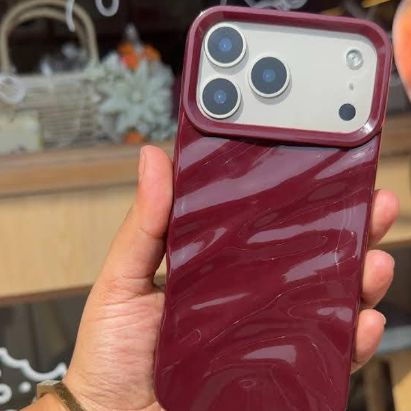 iPhone Red Wine Wave Mobile Cover - Image 8