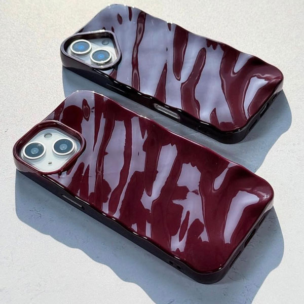 iPhone Red Wine Wave Mobile Cover - Image 13
