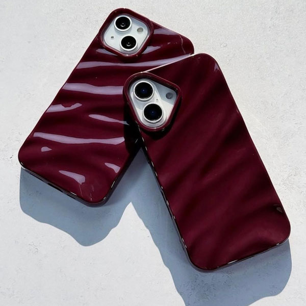iPhone Red Wine Wave Mobile Cover - Image 15