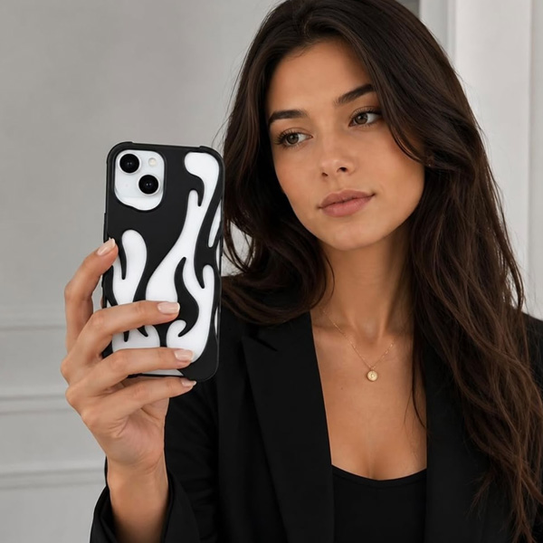 iPhone Matte Flame Design Mobile Cover - Image 10