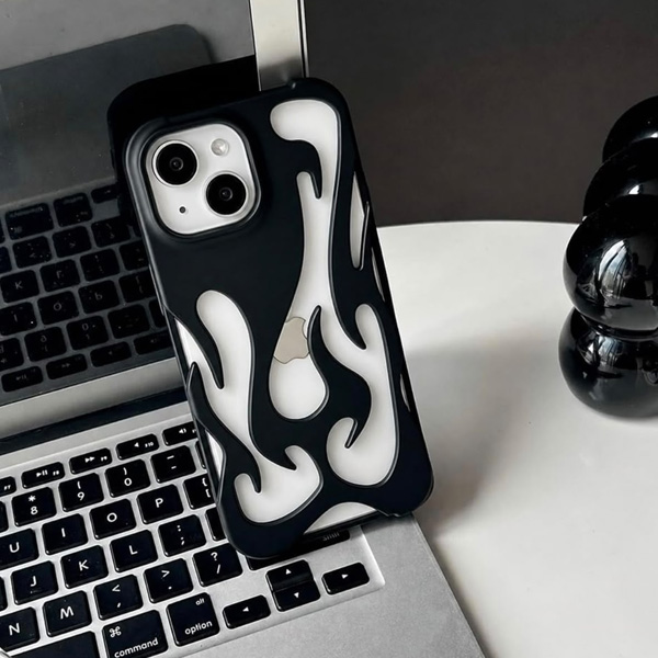 iPhone Matte Flame Design Mobile Cover - Image 8